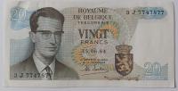 Banknot Belgia 20 Franków 1964 rok / 877