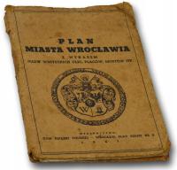 Plan miasta Wrocławia z wykazem wszystkich ulic, placów, mostów itp.