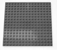 LEGO Пластина 16x16 91405 6004927 темно-серый