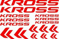 СМЕННЫЕ НАКЛЕЙКИ ДЛЯ ВЕЛОСИПЕДА KROSS РАЗНЫХ ЦВЕТОВ