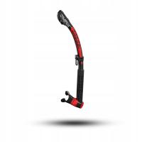 Fajka do nurkowania snorkelingu Cressi ITACA + Splash Guard - Black/Red