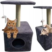 КОГТЕТОЧКА ДЛЯ КОШЕК ДОМИК КРОВАТЬ СТОЛБ МЫШЬ