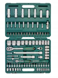 Набор торцевых ключей с храповым механизмом 1/2 и 1/4