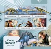 DINOZAURY fauna prehist Darwin Mozambik #MOZ12305a