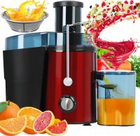 Высокоскоростная соковыжималка для фруктов и овощей красный 600 Вт