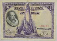 5.Hiszpania, 100 Peset 1928, P.76, St.3+