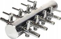 Аквариумный разделитель 8 клапанов редуктора металла с регулировкой AD008