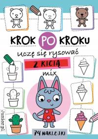 Учусь рисовать с котенком учусь рисовать микс наклейки BooksAndFun