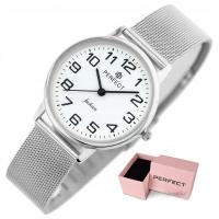 Женские часы PERFECT MORGANA BOX гравер классические цифры серебро