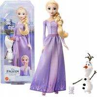 Frozen Kraina Lodu Arendelle Lalka Elsa i Olaf Mattel HLW67