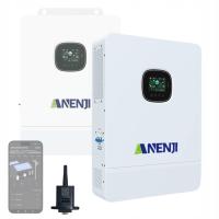 Falownik Anenji 3 Fazy Podwójne Mppt Off Grid 12000W 48 V Czysty Sinus