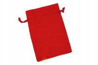 Woreczek materiałowy 14x20 cm (średni) - czerwony