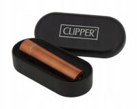 Зажигалка Clipper Metal Rose Gold Box в металлической упаковке