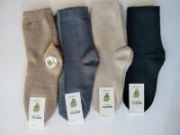 Ciepłe skarpetki z wełny angory MOTYL – delikatne i miłe w dotyku