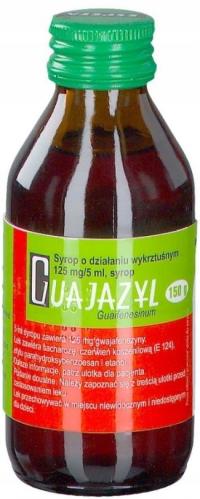 Сироп от кашля гуаязил влажный отхаркивающий препарат 0,125 Г / 5 мл 200 г