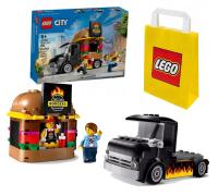 LEGO CITY 5+ AUTO CIĘŻARÓWKA Z BURGERAMI FOOD TRUCK 60404