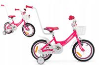 Детский велосипед 14 Carbon STAR Pink ALU R23