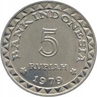 32819. Indonezja, 5 rupii, 1979r.