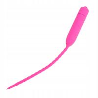 Silikonowy wibrujący dilator do cewki moczowej penisa dla początkujących