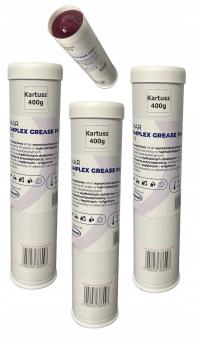 3× Smar Czerwony COMPLEX Grease PRO EP-2 Tubka 400g