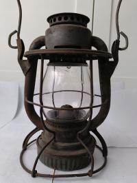 oryginalna LAMPA naftowa sygnowana DIETZ Vesta NEW YORK U.S.A.