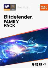 Bitdefender Family Pack 15 PC / 3 lata kontynuacja 15 st. / 36 miesięcy ESD odnowienie