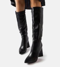 Gemre kozaki damskie do kolana słupek