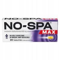 No-Spa MAX диастолическое действие 20 таблеток