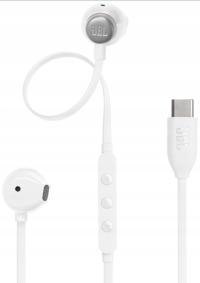 Słuchawki douszne przewodowe JBL Tune 305C USB-C Białe