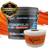 Folia w płynie ELASTYCZNA HYDROIZOLACJA łazienka kuchnia 7 kg + Taśma 5m