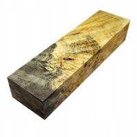 Drewno stabilizowane Buckeye Burl czeczot bloczek 31x47x175mm SBB_101