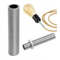 Rurka Gwintowana M10x100 mm Q215 do Lamp Oświetlenia do Montażu z Gwintem