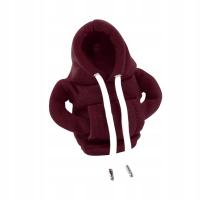 Osłona gałki dźwigni zmiany biegów samochodu Bluza z kapturem Uniwersalne akcesoria Wino czerwone