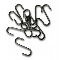 HAKI NA RELING KUCHENNY STALOWE CZARNE HACZYKI