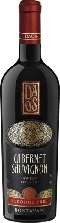 Безалкогольное вино DAOS CABERNET SAUVIGNON Free красное сладкое 750 мл