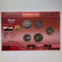 43834. Syria, set menniczy w oryginalnym opakowaniu (5 monet)