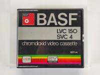 BASF LVC150 SVC4 601m CHROMDIOXID VIDEO CASSETTE KASETA VCR SUPER VIDEO