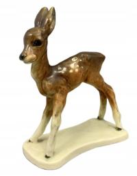 Красивая фигурка олень - керамика