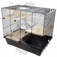 Клетка для хомяка мыши грызунов черный ящик для мусора большой твердый 500x330x455