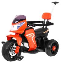 Pchaczyk Rowerek Motorek elektryczny 3w1 dla dzieci Pomarańczowy Audio LED