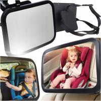 Большое детское автомобильное зеркало для наблюдения в автомобиле регулируемое 360
