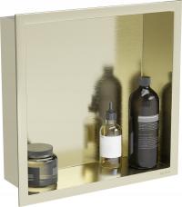 MEXEN X-WALL-R полочный фланец 30x30 золото