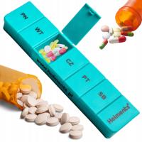 Прочная коробка для хранения лекарств, еженедельная защита от света