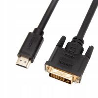 Unitek Adapter dwukierunkowy HDMI do DVI kabel 2m