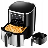 Frytkownica beztłuszczowa Transa Electronics 1700 W 5 l srebrna 6 programów