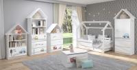 Комплект детской мебели кровать коттедж 160X80 набор 6 el автомобиля