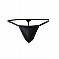 Mężczyźni Spodnie Kalesony Stringi PU Skóra T tył Etui