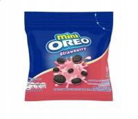 OREO Mini Strawberry 20,4 г миниатюрное клубничное печенье