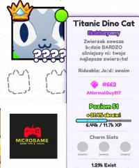 PS99 - TITANIC DINO CAT