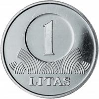 LITWA 1 LIT 2009 OBIEGOWA UNC/UNC-